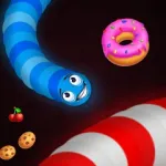 Взломанная Snake Worms .io: Fun Game Zone [мод: без рекламы] на Андроид