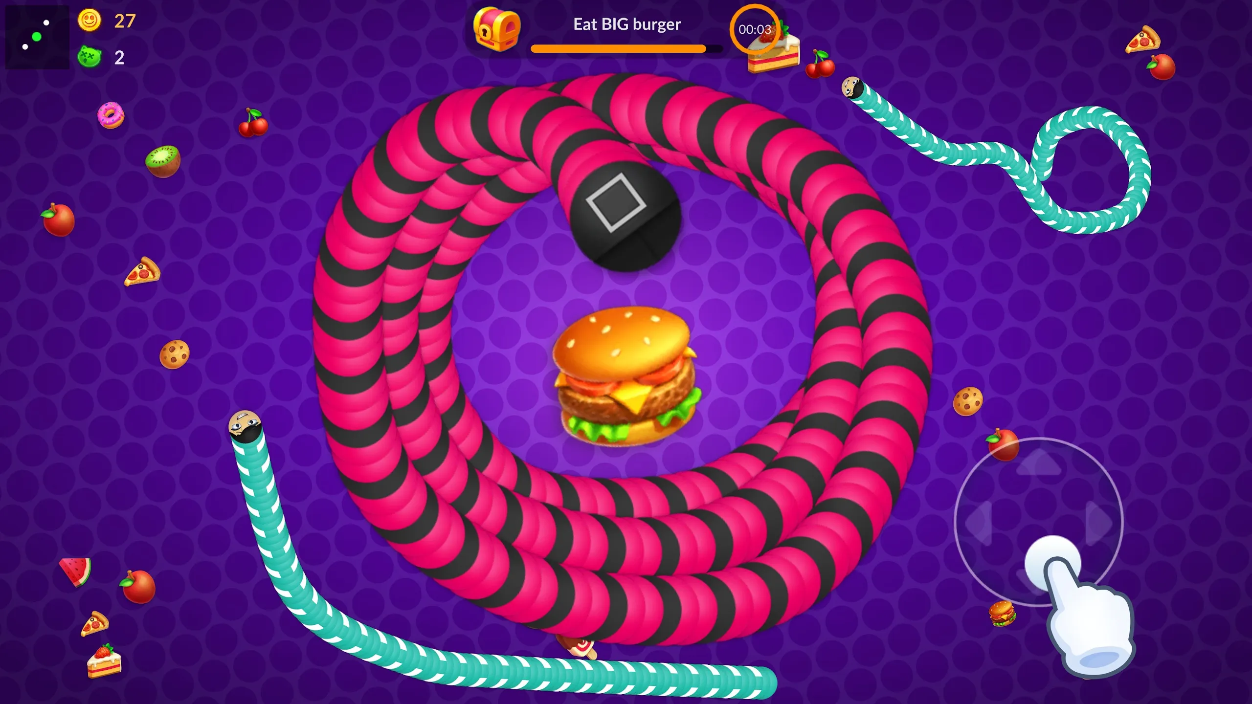 Snake Worms .io: Fun Game Zone [мод: без рекламы] Screenshot 1