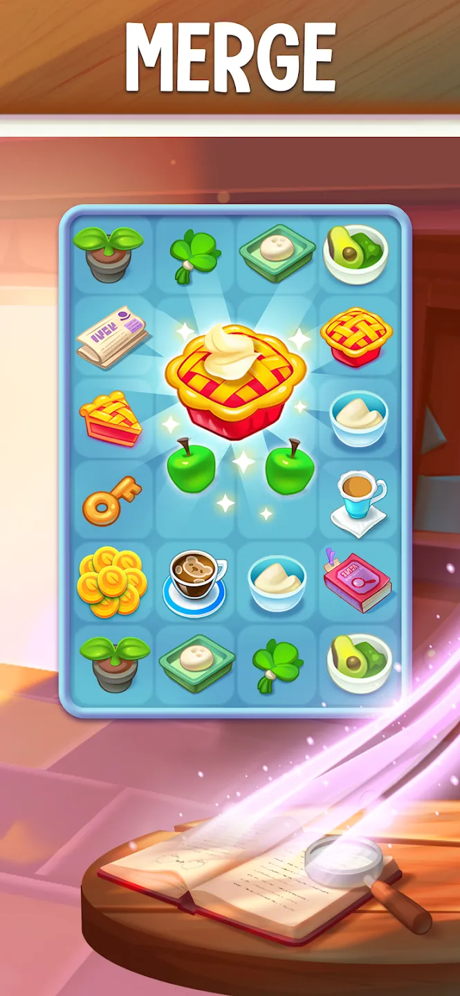 Love & Pies - Merge Mystery v0.75.0 APK Мод (Много бриллиантов) Screenshot 1 Love & Pies - Merge Mystery v0.75.0 APK Мод (Много бриллиантов) Screenshot 1