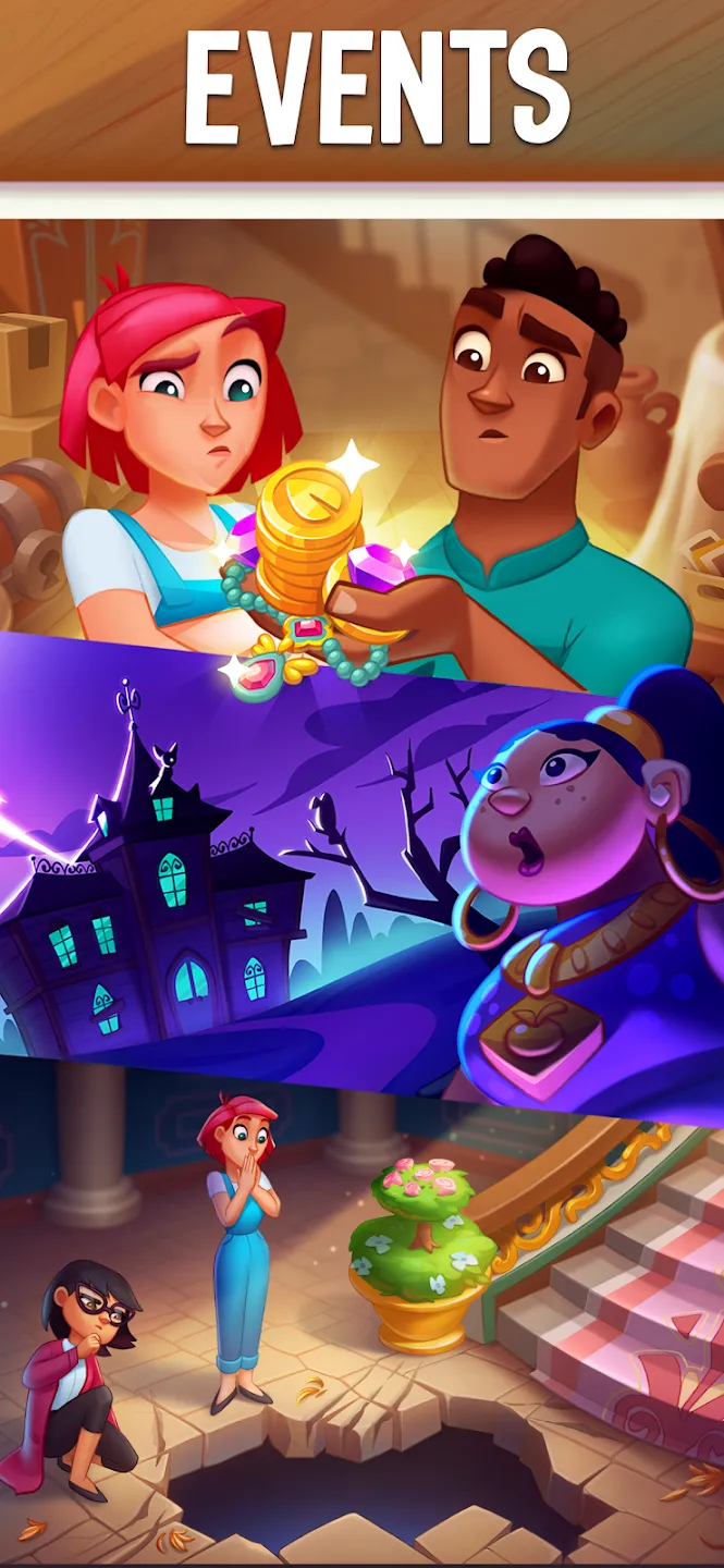 Love & Pies - Merge Mystery v0.75.0 APK Мод (Много бриллиантов) Screenshot 4 Love & Pies - Merge Mystery v0.75.0 APK Мод (Много бриллиантов) Screenshot 4