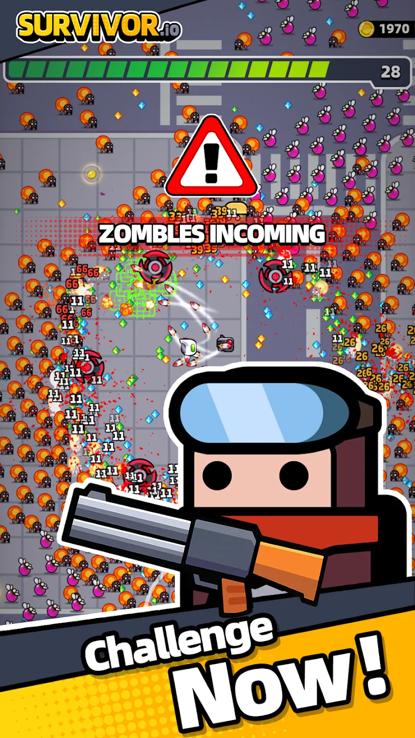 Survivor.io v4.8.0 APK Мод (Меню, Много патронов и навыков) Screenshot 1 Survivor.io v4.8.0 APK Мод (Меню, Много патронов и навыков) Screenshot 1