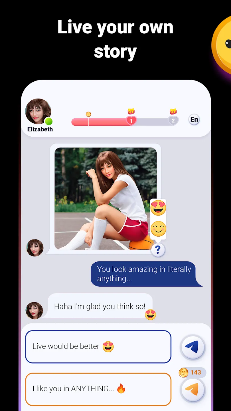Loverz: Любовь и отношения v4.5.8 APK Мод (Много денег) Screenshot 1