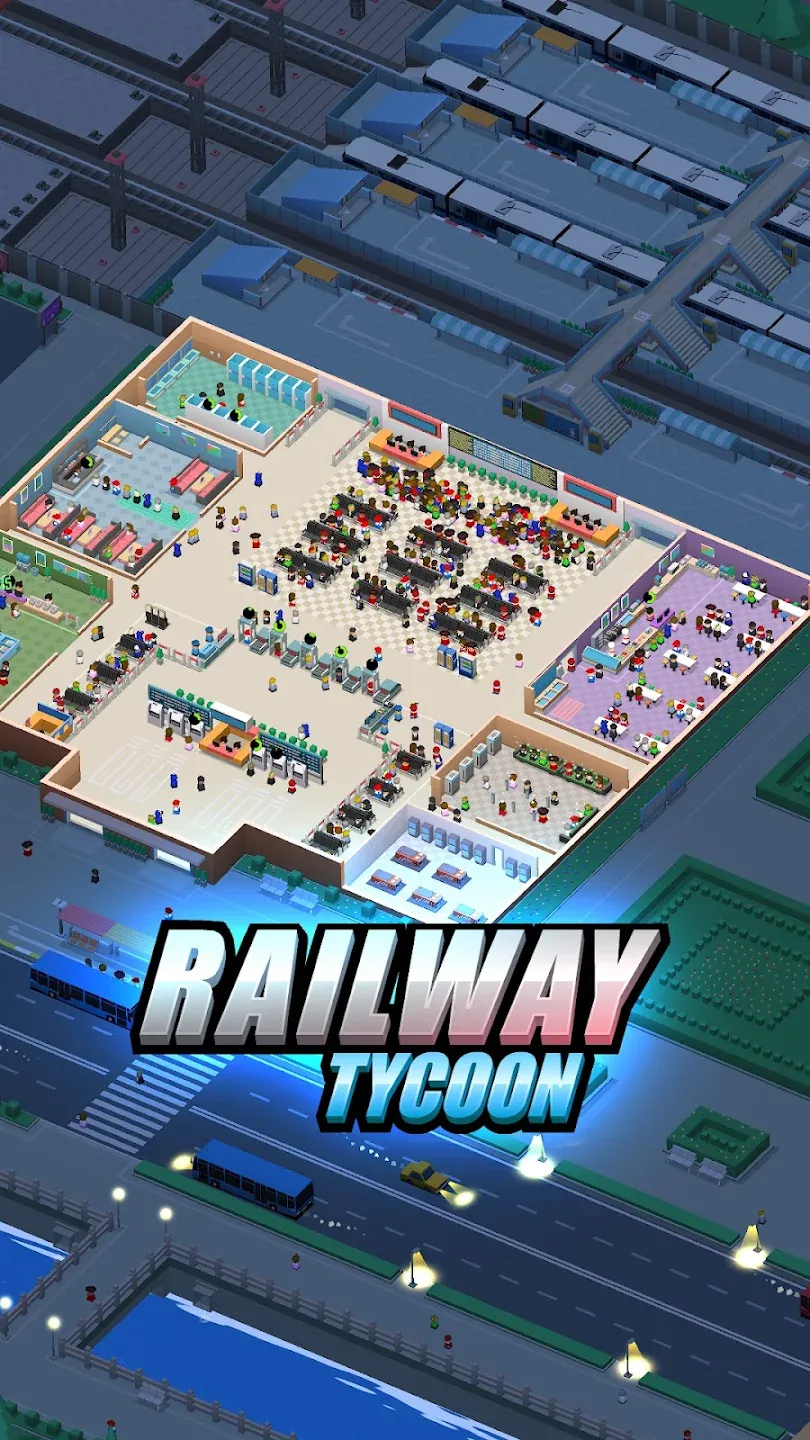 Idle Raiway Tycoon v1.59 APK Мод (Много денег) Screenshot 1 Idle Raiway Tycoon v1.59 APK Мод (Много денег) Screenshot 1