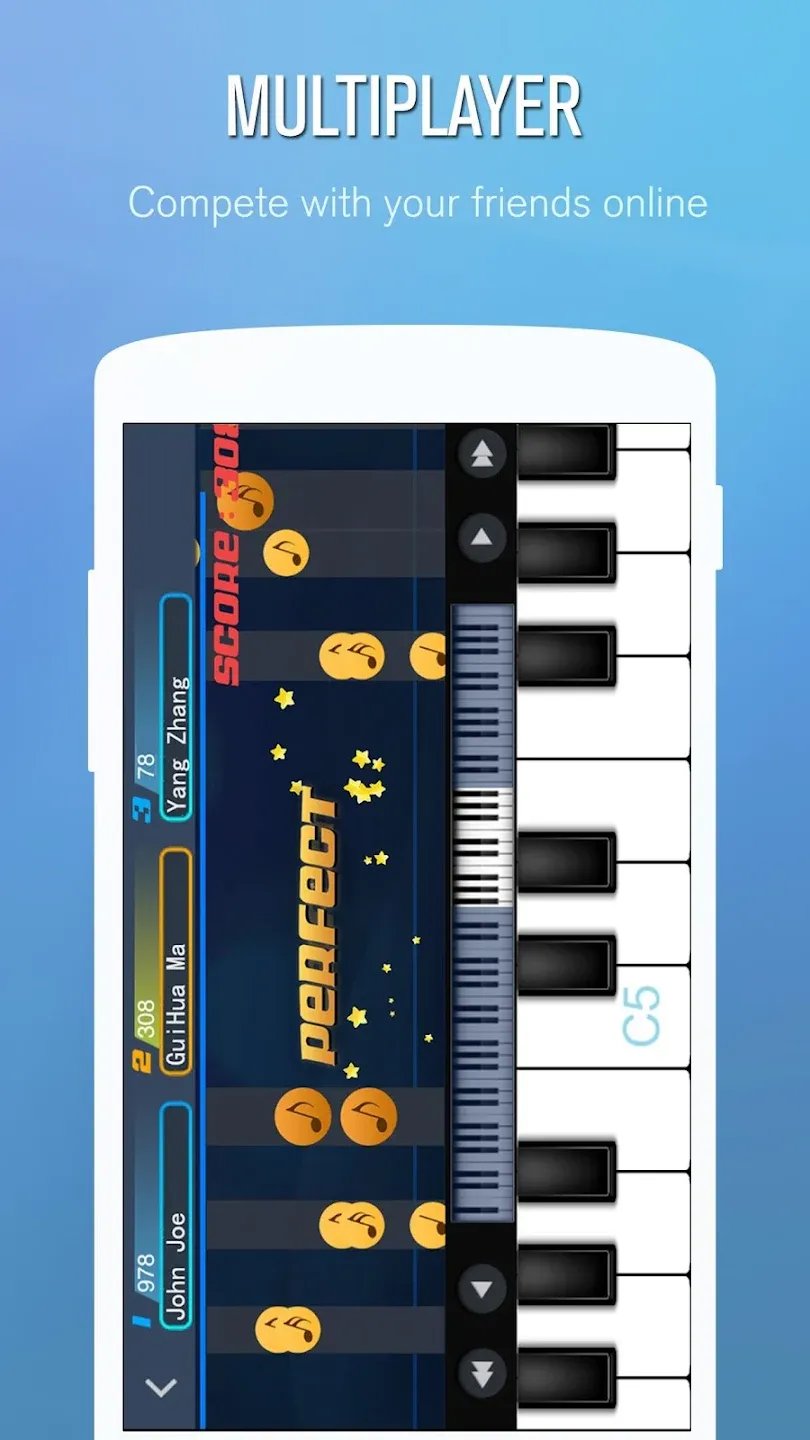 Perfect Piano v7.9.7 APK Мод (Всё открыто, Premium) Screenshot 4 Perfect Piano v7.9.7 APK Мод (Всё открыто, Premium) Screenshot 4