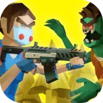 Скачать взломанную версию Two Guys & Zombies 3D: По сети Мод (Много денег) на Андроид