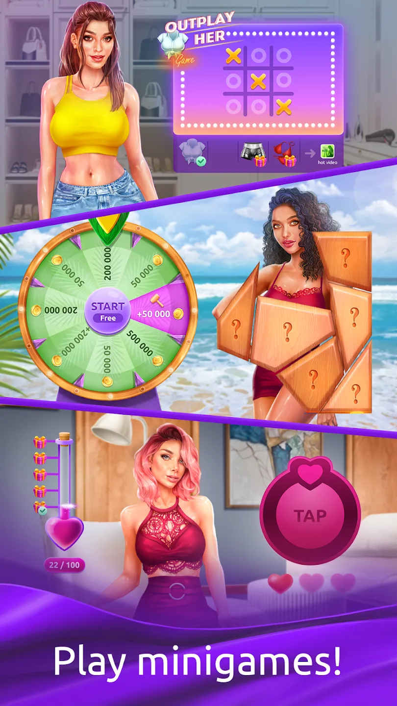 Girls & City: игра в бутылочку v1.5.1 APK Мод (Много денег) Screenshot 2 Girls & City: игра в бутылочку v1.5.1 APK Мод (Много денег) Screenshot 2