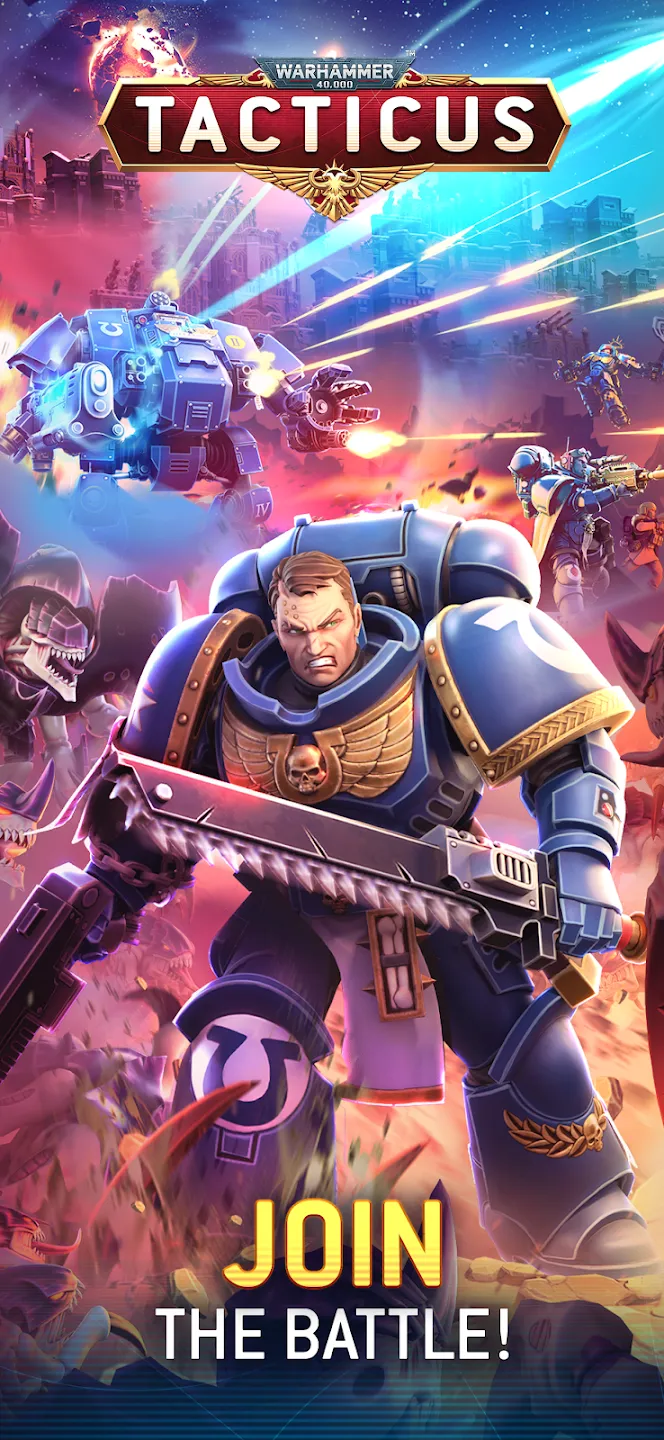 Warhammer 40,000: Tacticus v1.39.36 APK Мод (Меню, Один удар, Много денег) Screenshot 1