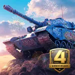 Взломанная Tank Warfare: PvP Tanks Blitz Мод (Враги на радаре) на Андроид