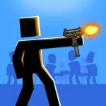 Взломанная The Gunner 2: Guns and Zombies [мод: бесплатные покупки] на Андроид