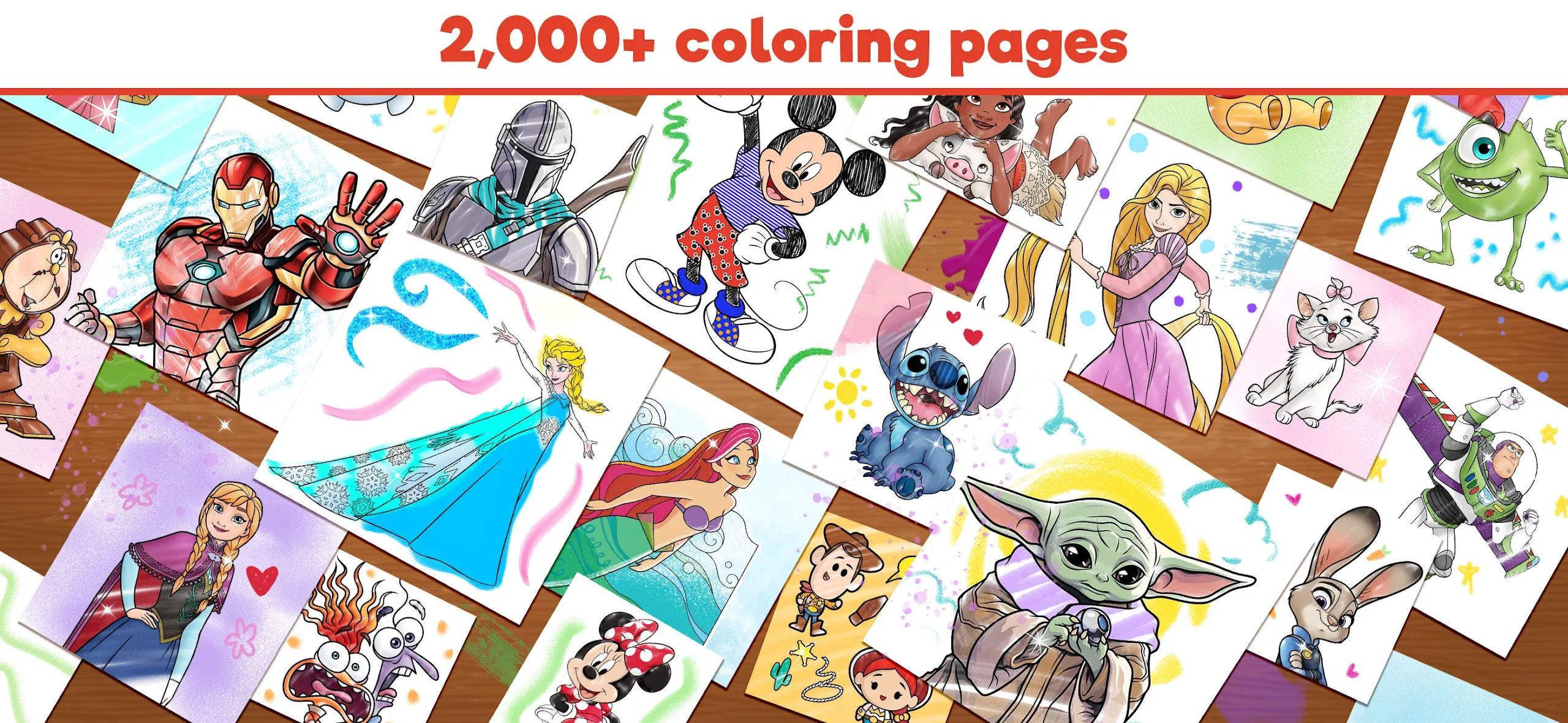 Disney: мир раскрасок v16.5.0 APK Мод (Много денег) Screenshot 2 Disney: мир раскрасок v16.5.0 APK Мод (Много денег) Screenshot 2