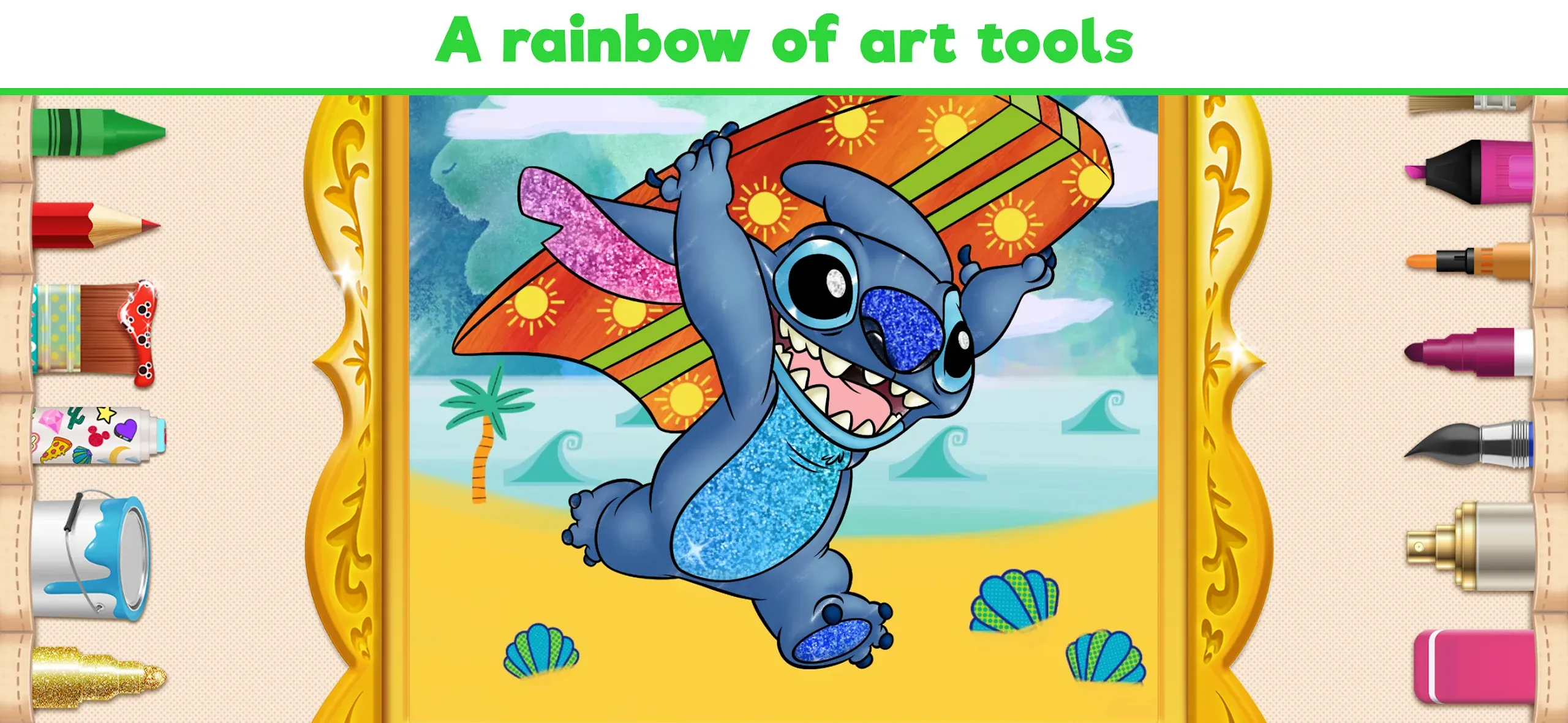 Disney: мир раскрасок v16.5.0 APK Мод (Много денег) Screenshot 3 Disney: мир раскрасок v16.5.0 APK Мод (Много денег) Screenshot 3