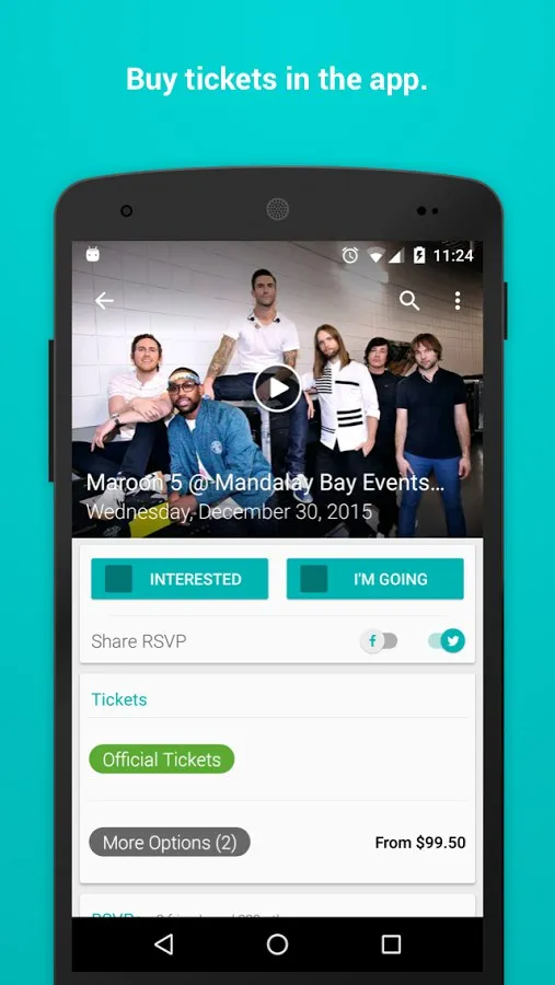 Bandsintown Concerts Screenshot 1