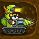 Скачать взломанную версию Popo Mine: Idle Mineral Tycoon [мод: много денег] на Андроид