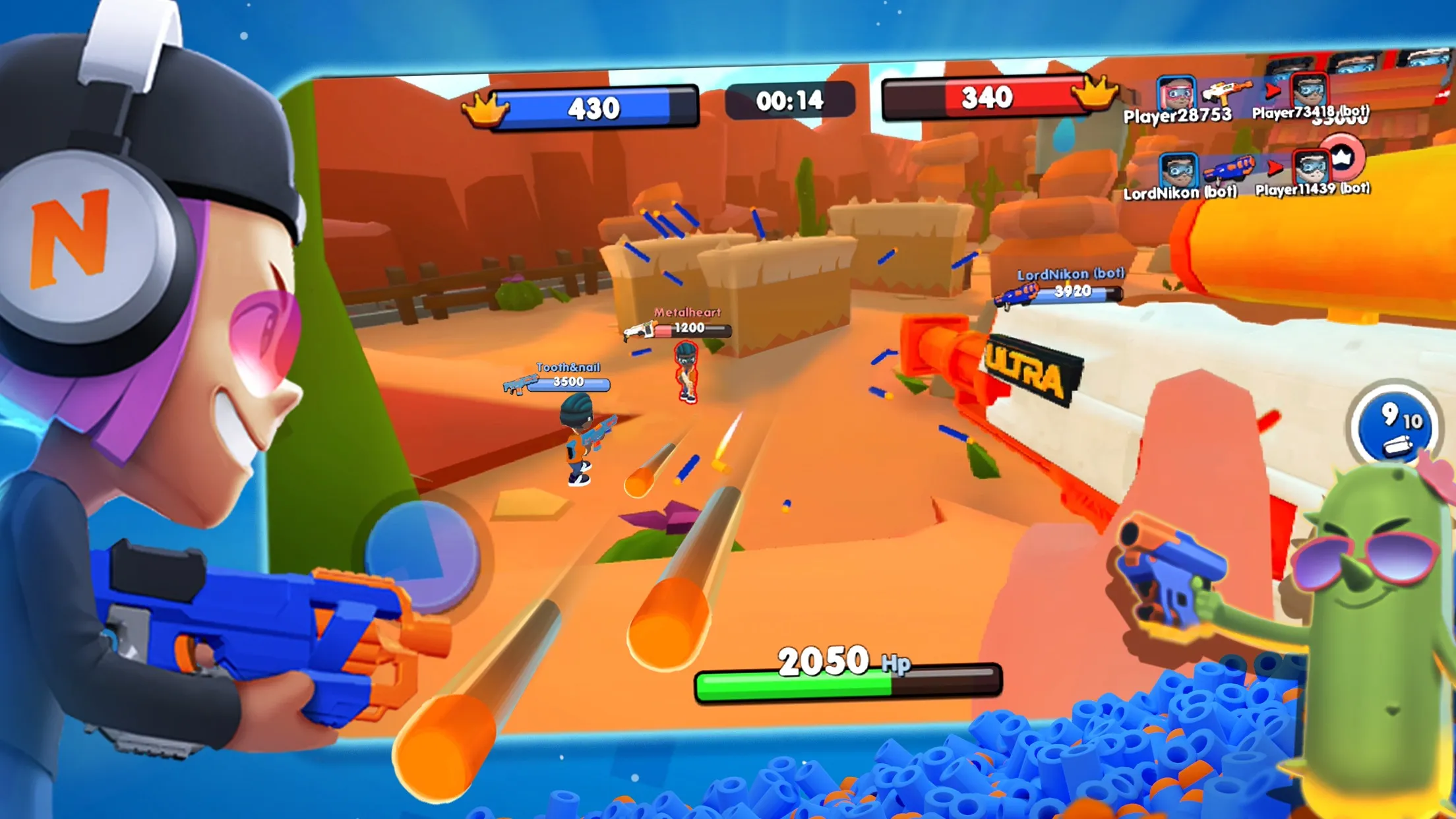 NERF: Superblast [мод: меню] Screenshot 2
