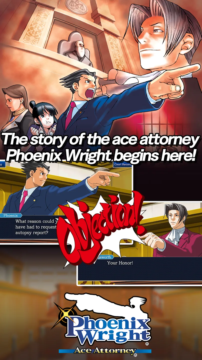 Ace Attorney Trilogy v1.00.03 APK Мод (Полная версия) Screenshot 1