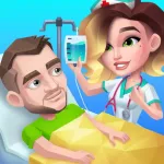 Скачать Happy Clinic: Hospital Game [мод: бесплатные награды] на Андроид