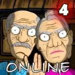 Скачать MOD Grandpa & Granny 4 Online Game [мод: бесплатные награды] на Андроид
