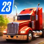 Скачать MOD Truck Simulator: Euro Sim 23 [мод: много денег] на Андроид