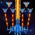 Взломанная Shootero: Galaxy Space Shooter [мод: режим бога] на Андроид
