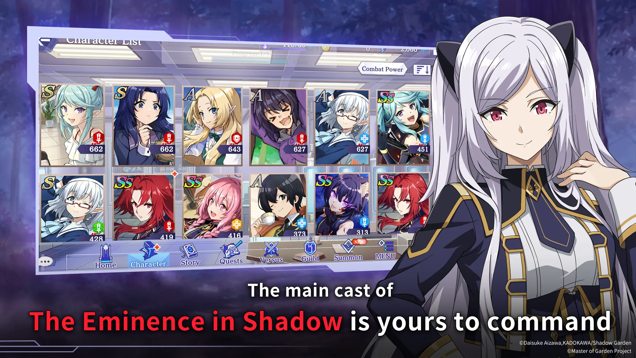 The Eminence in Shadow RPG v4.7.0 APK Мод (Меню, Множитель урона и защиты, Режим бога) Screenshot 2
