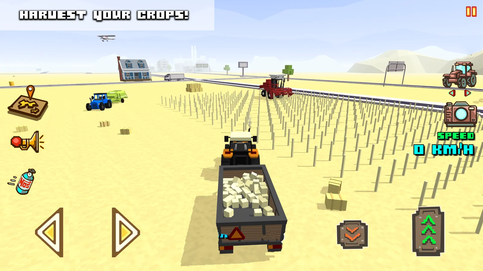 Blocky Farm Racing & Simulator v1.56 APK Мод (Всё открыто) Screenshot 4 Blocky Farm Racing & Simulator v1.56 APK Мод (Всё открыто) Screenshot 4