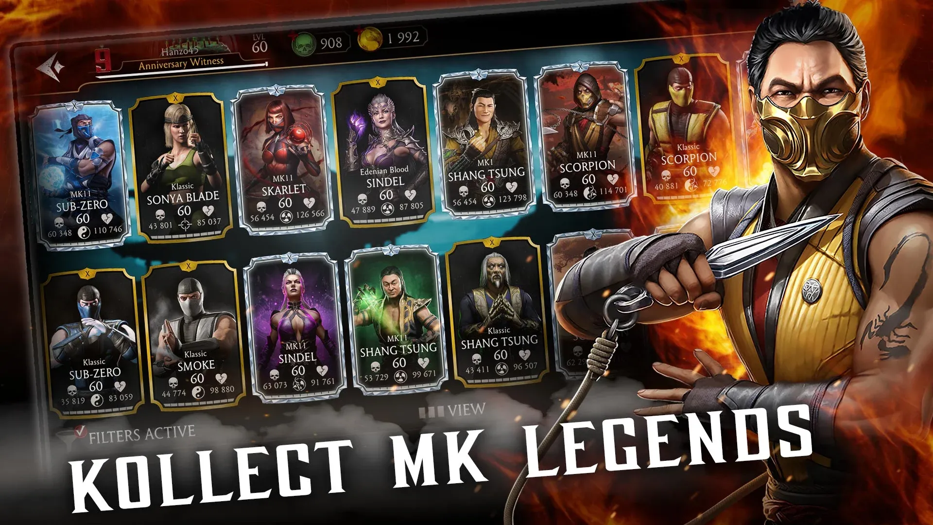 MORTAL KOMBAT: Файтинг v7.2.1 APK Мод (Меню, Высокий урон, Тупой враг) Screenshot 1 MORTAL KOMBAT: Файтинг v7.2.1 APK Мод (Меню, Высокий урон, Тупой враг) Screenshot 1