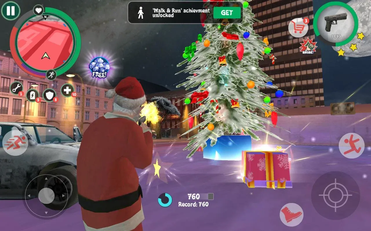 Crime Santa v2.4.6 APK Мод (Много навыков) Screenshot 1 Crime Santa v2.4.6 APK Мод (Много навыков) Screenshot 1
