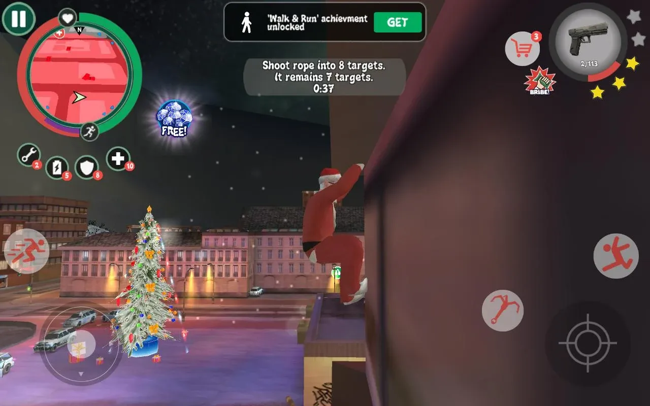 Crime Santa v2.4.6 APK Мод (Много навыков) Screenshot 2 Crime Santa v2.4.6 APK Мод (Много навыков) Screenshot 2