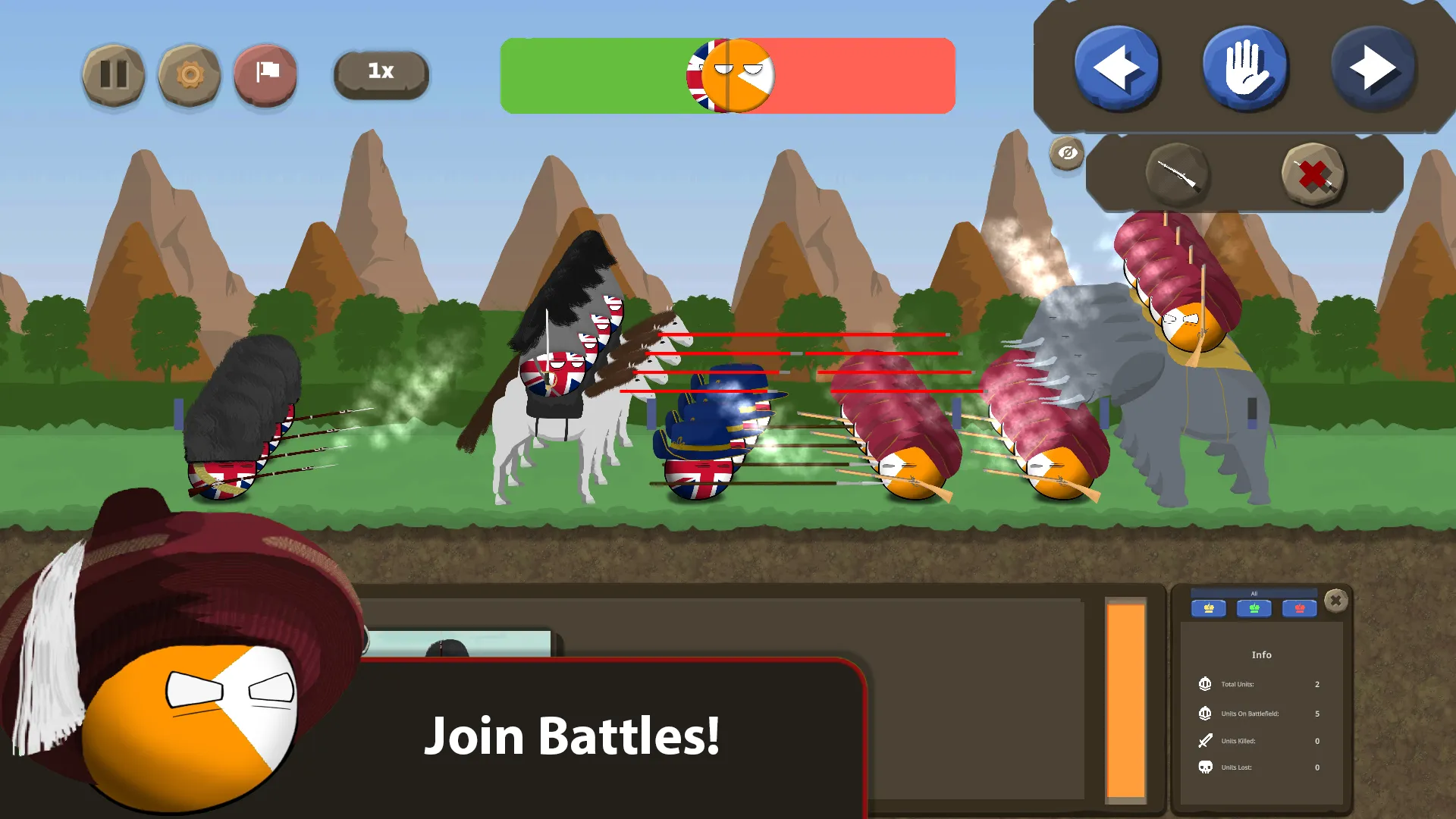 Countryballs at War v1.1.0 APK Мод (Меню, Бесплатные награды) Screenshot 3