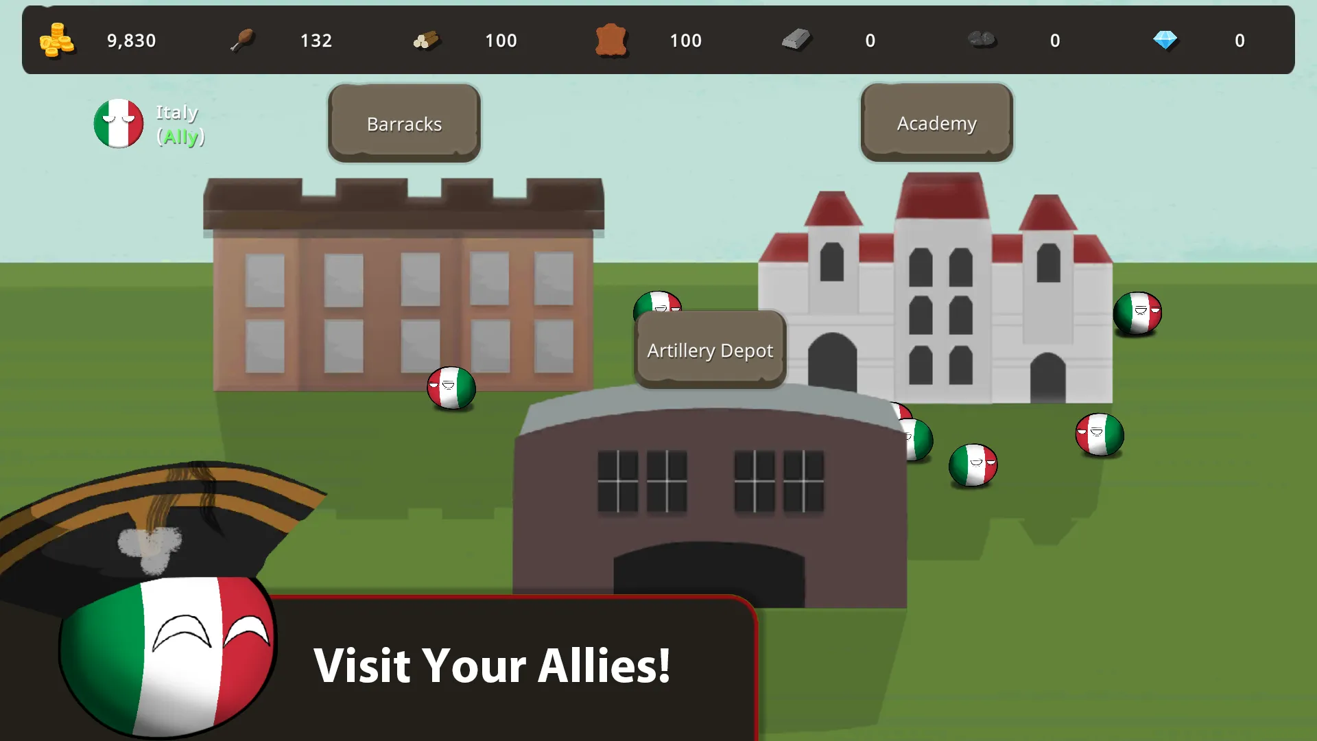 Countryballs at War v1.1.0 APK Мод (Меню, Бесплатные награды) Screenshot 5