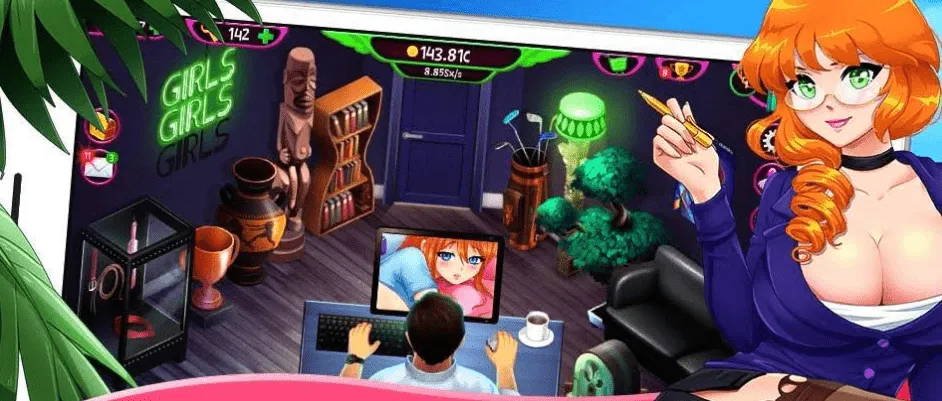 Fap CEO (18+) v1.113 APK Мод (Много денег) Screenshot 2 Fap CEO (18+) v1.113 APK Мод (Много денег) Screenshot 2