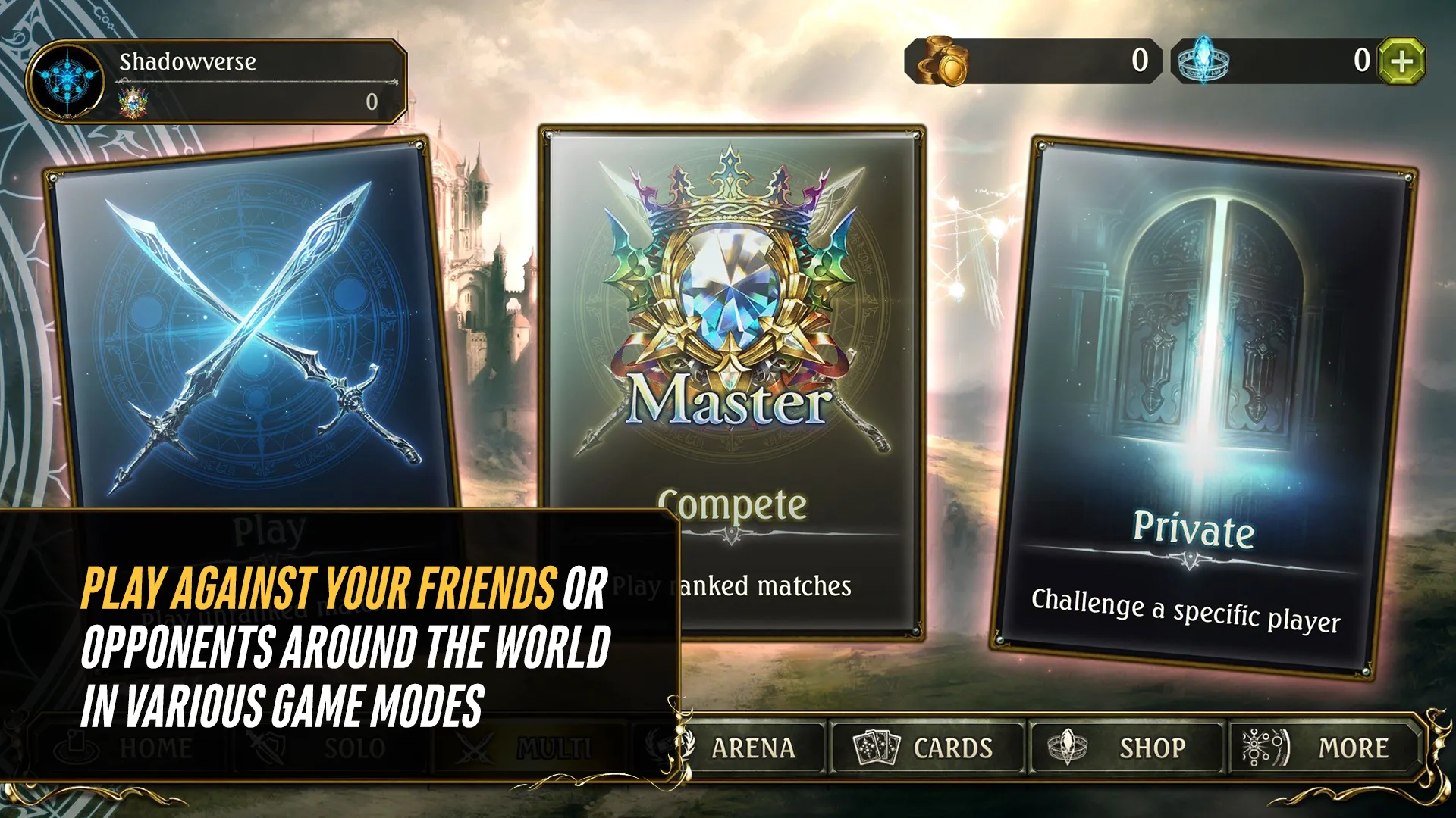 Shadowverse CCG v4.7.0 APK Мод (Меню, Множитель урона и защиты) Screenshot 3 Shadowverse CCG v4.7.0 APK Мод (Меню, Множитель урона и защиты) Screenshot 3