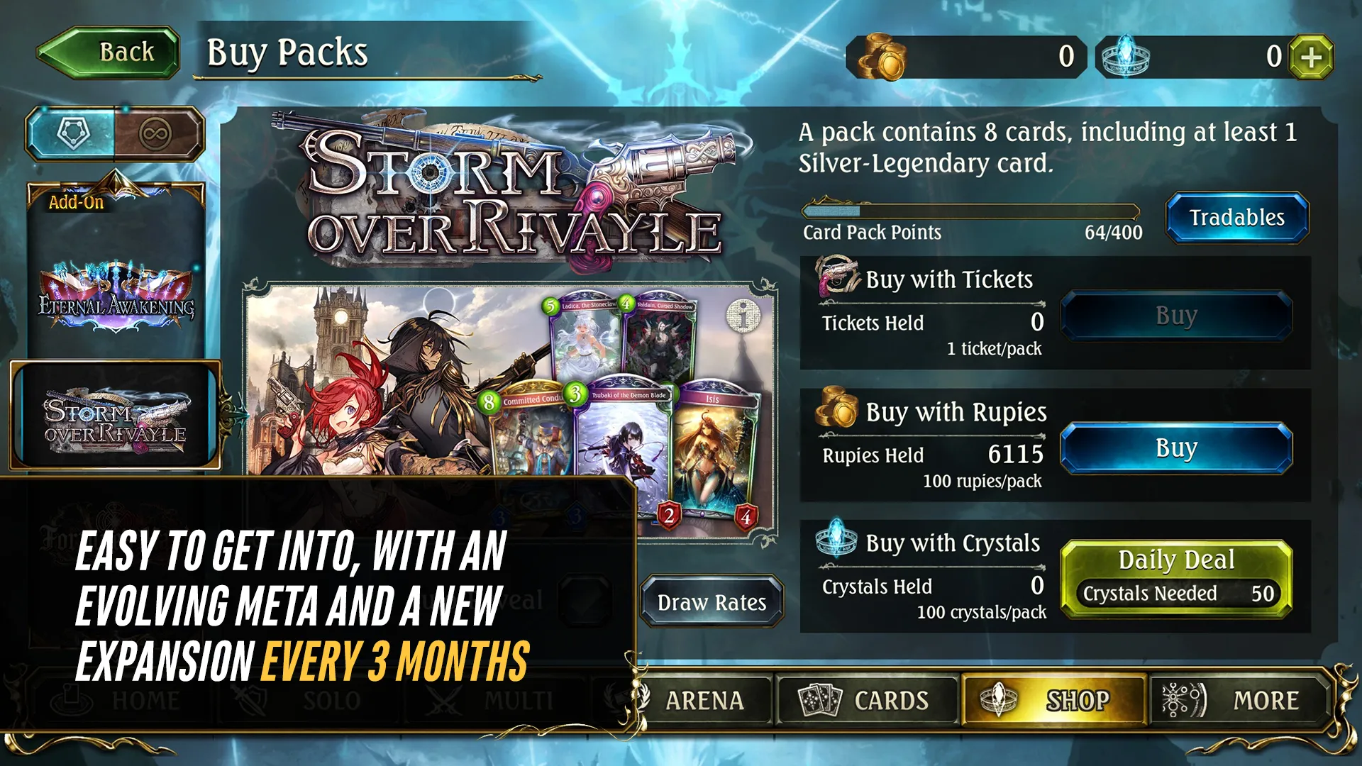 Shadowverse CCG v4.7.0 APK Мод (Меню, Множитель урона и защиты) Screenshot 4 Shadowverse CCG v4.7.0 APK Мод (Меню, Множитель урона и защиты) Screenshot 4