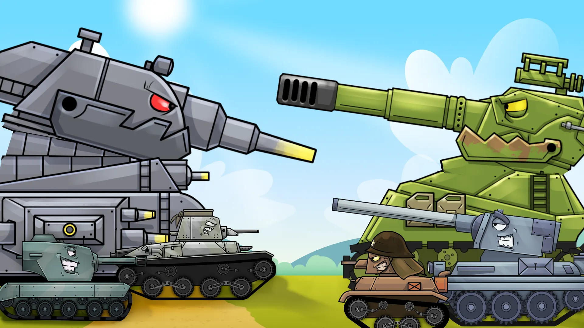 Merge Tanks: Танки vs Танчики v2.79.00 APK Мод (Много денег) Screenshot 1