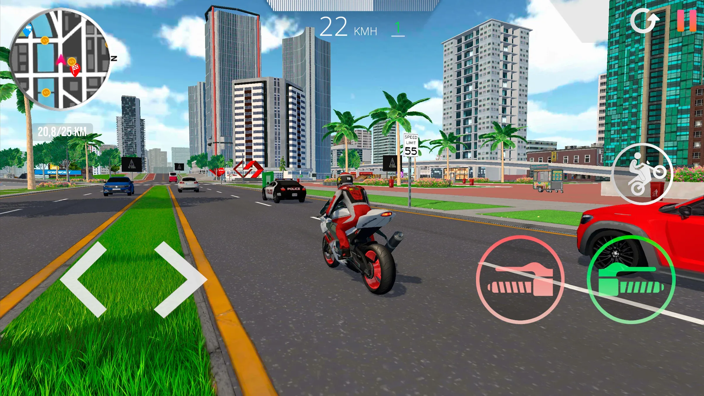 Motorcycle Real Simulator v4.2.6 APK Мод (Много денег) Screenshot 4 Motorcycle Real Simulator v4.2.6 APK Мод (Много денег) Screenshot 4