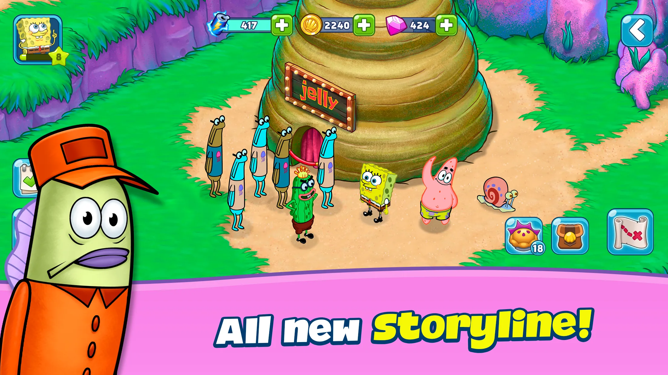 SpongeBob Adventures: In A Jam v2.33.0 APK Мод (Много денег) Screenshot 4