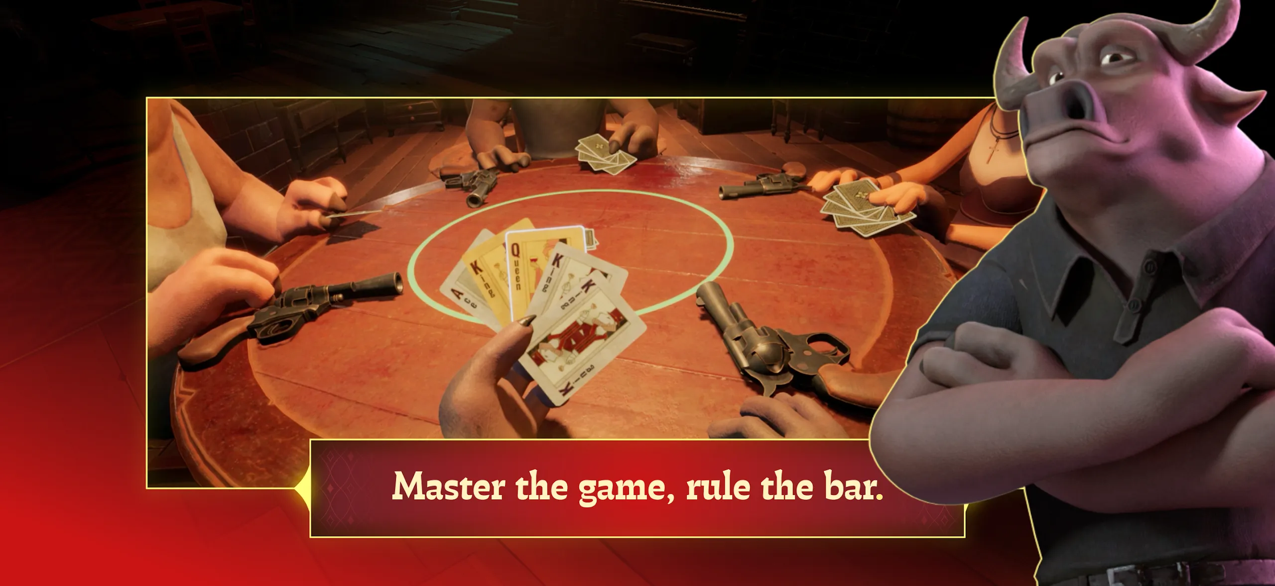 Liar's Bar v0.4.7 APK Мод (Бесплатные покупки) Screenshot 2 Liar's Bar v0.4.7 APK Мод (Бесплатные покупки) Screenshot 2