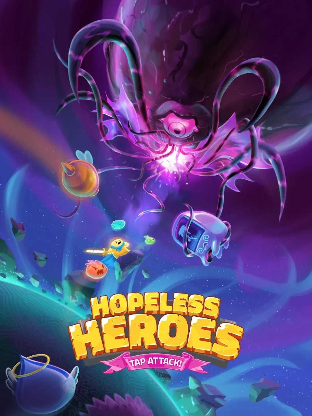 Hopeless Heroes: Атака Тапов v2.2.4 APK Мод (Меню, Один удар) Screenshot 5
