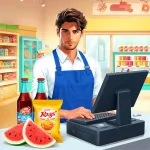 Взломанная My Supermarket Journey Мод (Много денег) на Андроид