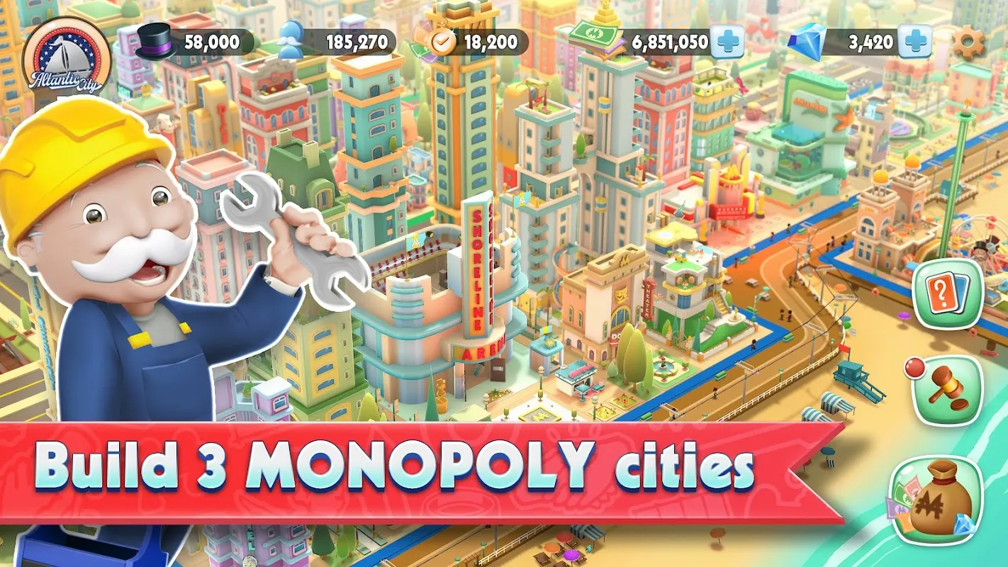 MONOPOLY Tycoon v1.7.2 APK Мод (Много денег) Screenshot 2 MONOPOLY Tycoon v1.7.2 APK Мод (Много денег) Screenshot 2