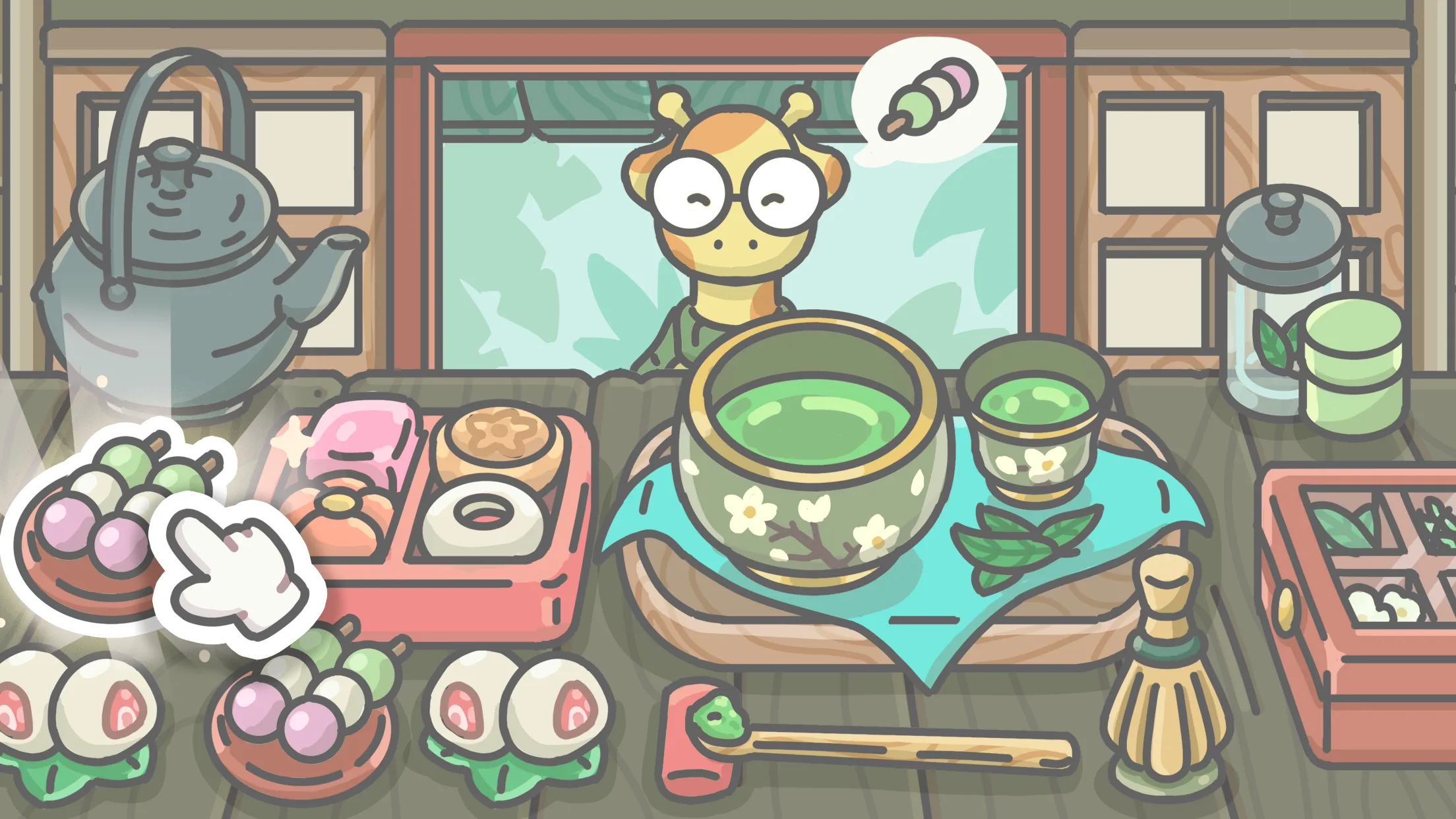 Tsuki Tea House: Idle Journey v1.0.26 APK Мод (Меню, Много моркови) Screenshot 3