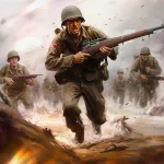Взломанная WW2: Всемирные военные игры Мод (Меню, Много денег и алмазов) на Андроид