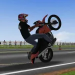 Скачать взлом Moto Wheelie 3D Мод (Много денег) на Андроид