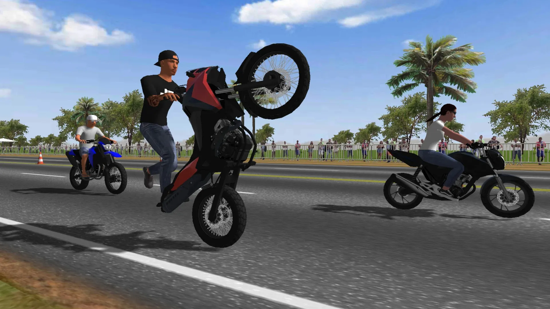 Moto Wheelie 3D v0.110 APK Мод (Много денег) Screenshot 1 Moto Wheelie 3D v0.110 APK Мод (Много денег) Screenshot 1