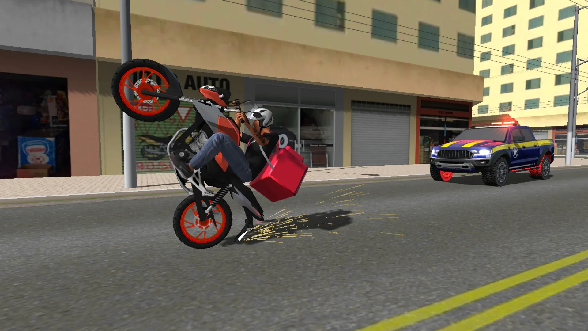 Moto Wheelie 3D v0.110 APK Мод (Много денег) Screenshot 2 Moto Wheelie 3D v0.110 APK Мод (Много денег) Screenshot 2