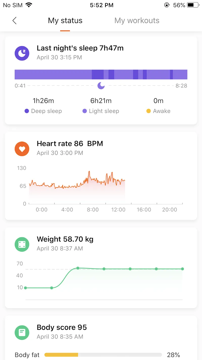 Mi Fit Screenshot 3