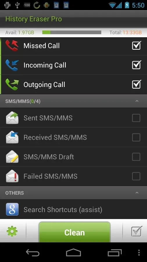 History Eraser Pro - Clean up Screenshot 2