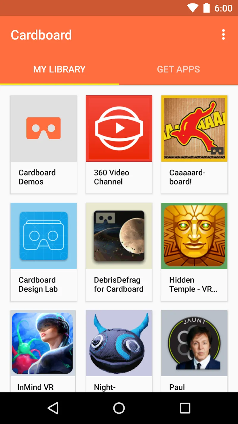 Cardboard Screenshot 2 Cardboard Screenshot 2