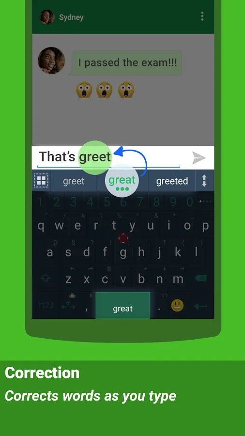 Клавиатура ai.type и смайлики Screenshot 3 Клавиатура ai.type и смайлики Screenshot 3