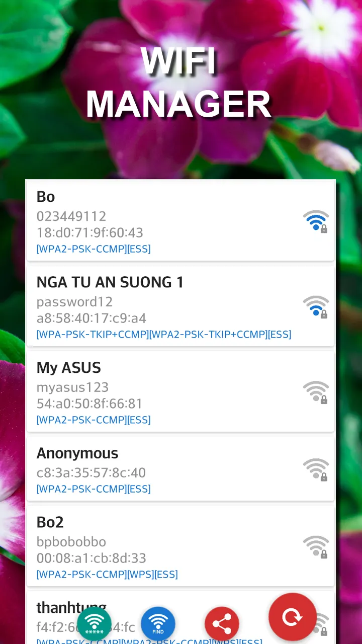 WiFi восстановление пароля Screenshot 2 WiFi восстановление пароля Screenshot 2